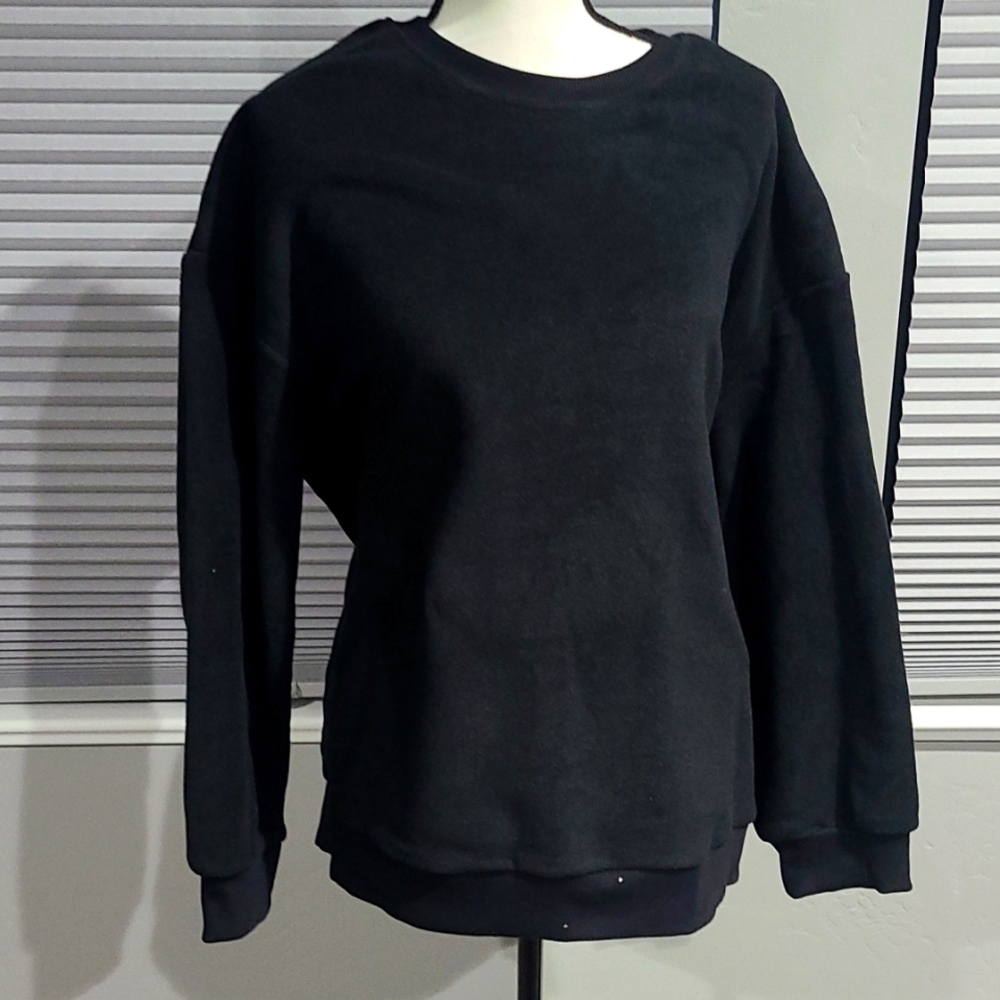 Shein, sweatshirt, Black, XL
